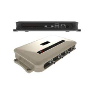 stationäres rfid lesegeraet von 2 Ansichten